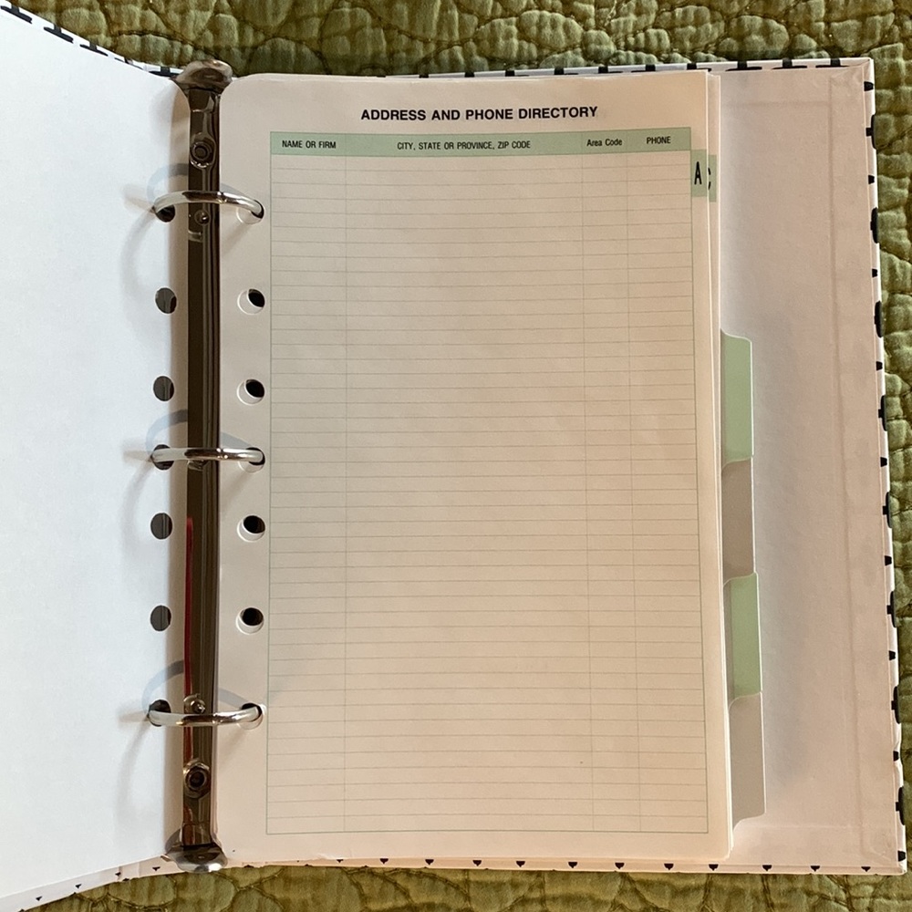 Address Notebook - 9” X 7” - Picture 5 of 7